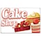 Signmission Cake Shop Banner Concession Stand Food Truck Single Sided B-60 Cake Shop19 - alternate 1